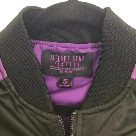 Jeffree Star Cosmetics Blood Lust Bomber Jacket in Satin - Picture 4 of 7